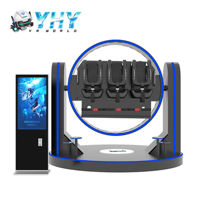 3 Freizeitparks der Spieler-VR 1080 Simulator der Grad-entscheidender Rotations-VR Seat