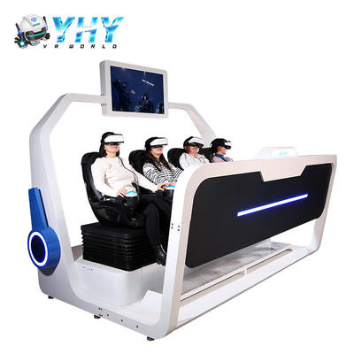 Kino-Simulator der Fabrik-Patent-entscheidender vier Sitz9d VR mit großen Größen-Stühlen