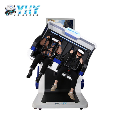 Doppelter 360 Spiel-Stuhl-realistisches 9D Kino der Grad-virtuellen Realität VR Flight Simulator