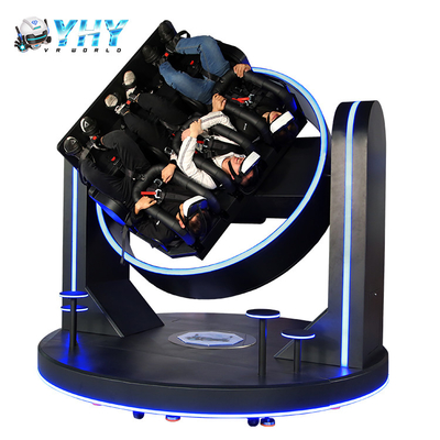 3 Spieler 1080 Grad 9D VR Simulator Virtual Reality Achterbahn Spielautomat