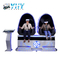 Münzen-Simulator-doppelter Ei-Stuhl 3 DOF 9D VR mit der 21 Zoll-Platte