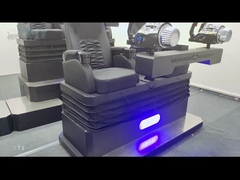 YHY 8-Sitzer Virtual Reality Shooting Spiel Drei Bildschirme 7D Kino mit Gatling VR Gun