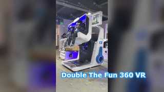 Ultimativer 360-VR-Simulator-Doppelsitz