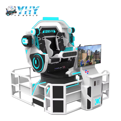 9D VR UFO 2-Sitzer Virtual Reality Roller Coaster Simulator mit 360-Grad-Rotation Indoor Spielplatz Spielmaschine