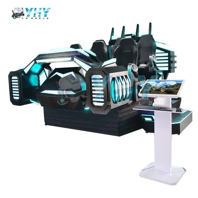9D Virtual Reality Spielmaschine mit 6 Sitzen, VR-Kinoausrüstung für Einkaufszentren und Familienunterhaltung