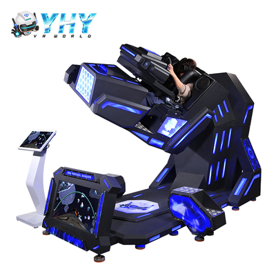 VR 360 Achterbahn VR Flight Simulator Rennen Einzelstuhl Schießen Spielautomat Virtual Reality Vergnügungspark Ausrüstung