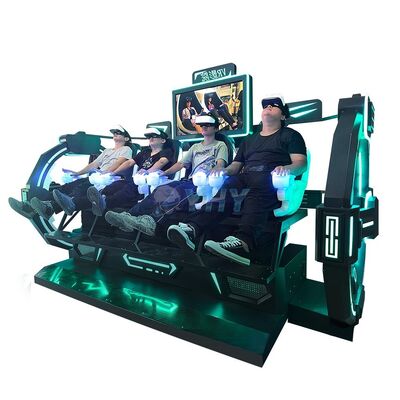 9D Virtual Reality Motion Cinema Stuhl 4 Sitz VR Simulator Maschine kommerzieller Indoor Outdoor Vergnügungspark