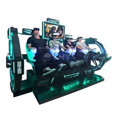 9D VR Simulator 4-Sitzer VR-Kino-Achterbahn-Film-Spiele-Simulator-Spielmaschine