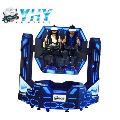 VR 1080 Simulator 2 Seats 360 720 Rotation 9D Roller Coaster Amusement Equipment Wholesale from Factory 