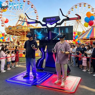 2-Spieler Outdoor Virtual Reality Walking Simulator Heim und Bildung VR Walker Arcade Laufband Maschine