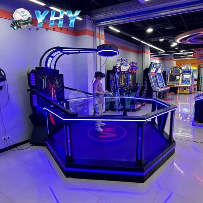 Interaktiver VR-Spielsimulator 9D Virtual Reality 1 Spieler Großer Raum HTC 9D VR-Simulator für VR Gaming Park