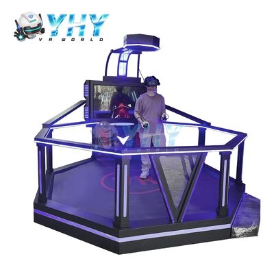 Themenpark Innenraum verdienen Geld Virtual Reality Kampfspiele Maschine VR Walking Platform