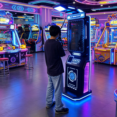 Hohe Renditen Indoor/Outdoor VR Simulator Shoot Arcade Maschine Geringe Kosten Business Team Battle VR Garten Metall für die Öffentlichkeit