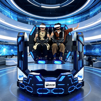 Hoch ROI kommerzielle 1080 Grad VR Achterbahn Simulator 2-Sitzer Maschine für Einkaufszentren