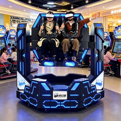 Profitabler 2-Spieler 360 720 1080 Grad VR Iron Warrior Motion Simulator Ausrüstung für Themenparks & Spielhallen