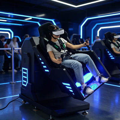 YHY Mini 360 Degree Free Rotating VR Motion Chair With Interactive Joystick Shoot Game VR Machines