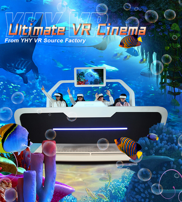 Schießen-Spiele des Freizeitpark-VR Multispielerder spiel-9D VR für 4 Spieler