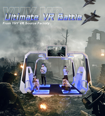 Wechselwirkende Spieler 9D VR 4, die Spiel-Simulator Immersive-Erfahrung schießen