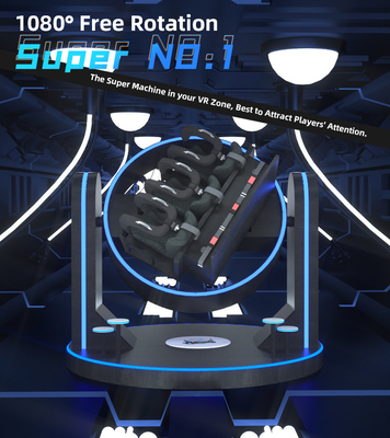 SIMULATOR-Spiel-Maschine des Patent-Super-No.1 9D Bewegtspieler 1080 Grads 3