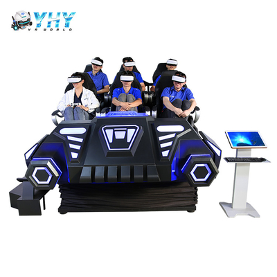 6 Spiel-Maschine der Spieler-VR Arcade Simulator Immersive Vibration VR 9D