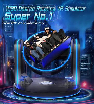 Superausrüstung der virtuellen Realität der Achterbahn-9d 1080 Grad-Rotations-Simulator