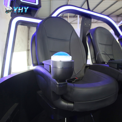 Schwarzes VR-UFO mit 200 Spielen 360-Grad-Rotations-Schießsimulator