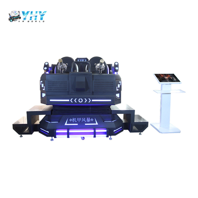 YHY VR Mech Warrior 9D Kino mit 2 Sitzen VR-Film-Shooting-Spiel-Funktion mit interaktiver Taste