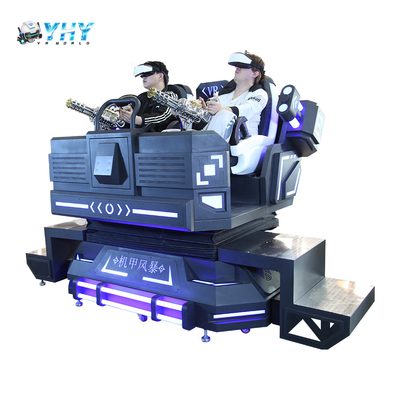 9D Virtual Reality Mech Warrior VR-Spielsimulator für Indoor-Vergnügungsparks, Ausrüstung für 2 Spieler
