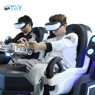 Virtual Reality Game Machine VR Shooting 9D Kino Mecha Warrior 2 Sitzplätze Arcade Ausrüstung für den Vergnügungspark