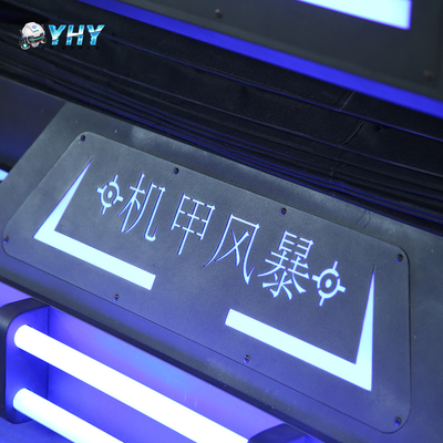 YHY VR Mech Warrior 9D Kino mit 2 Sitzen VR-Film-Shooting-Spiel-Funktion mit interaktiver Taste