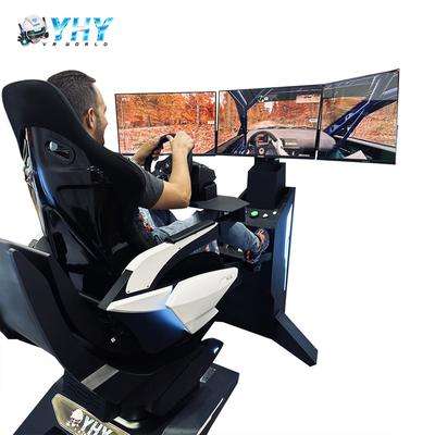 Neues Modell 3DOF 3-Bildschirm Rennwagen-Simulator Schnellrennen