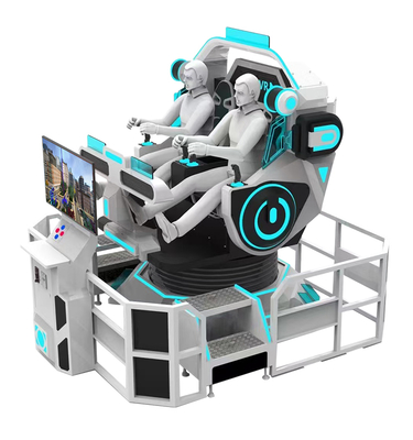 YHY MINI VR UFO 360-Grad-Rotations-Spielmaschine Doppel-Sitze Kino mit Rotationsfunktion