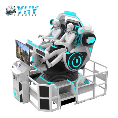 Guangzhou YHY VR Achterbahn 2 Sitzplätze Mini-UFO-Rotationssimulator Indoor Vergnügungspark