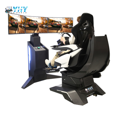 9D VR Indoor Vergnügungspark F1 Simulator 3 Bildschirm Rennwagen Fahren zu verkaufen