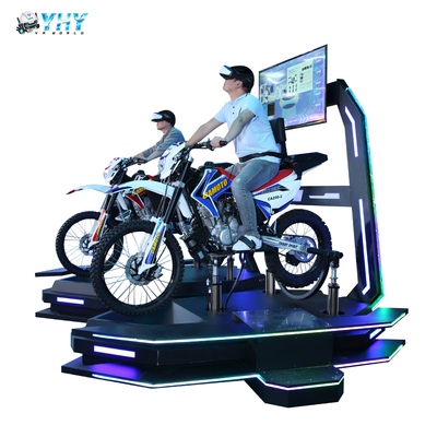 Doppelsitze 9D VR Motorrad Motion Machine für VR Arena