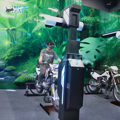 Ein-Stopp-Lösung Virtual Reality Simulator 6-Sitzer 9D Vr Motorradfahrmaschine