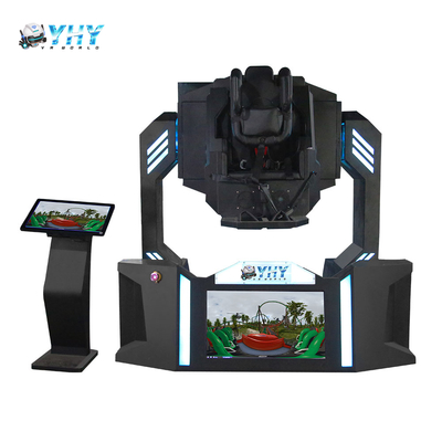 YHY VR 360 Simulator Virtual Reality 720 Grad Achterbahn Einzelsitz 9d Kino Simulationsmaschine im Arcade Center