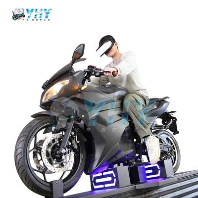 Einzelspieler-VR-Motorrad-Simulator mit Neon-Beleuchtung Arcade Virtual Reality-Ausrüstung