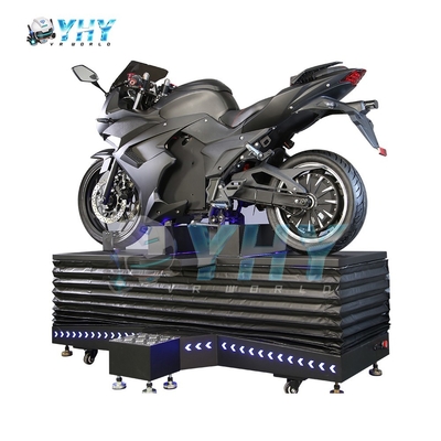 Einzelspieler-VR-Motorrad-Simulator mit Neon-Beleuchtung Arcade Virtual Reality-Ausrüstung
