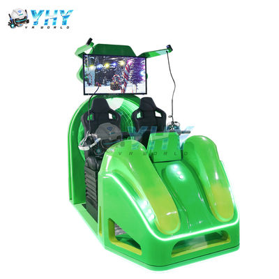 Twin Seat VR Simulator Glasfasersportpark & Flughafen geeigneter VR-Kinosimulator