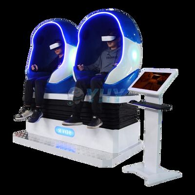 Kommerzieller 9D VR Eier Kino Stuhl mit 2 Spieler VR Simulator Sitz für Vergnügungsparks & Einkaufszentren