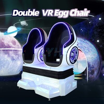 9d Egg Vr Kino 2 Sitzplätze Virtual Reality Plattform Einkaufszentrum Simulator 360 Vr Egg Stuhl