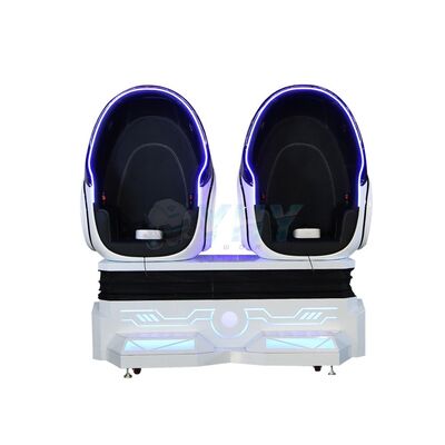 9d Egg Vr Kino 2 Sitzplätze Virtual Reality Plattform Einkaufszentrum Simulator 360 Vr Egg Stuhl