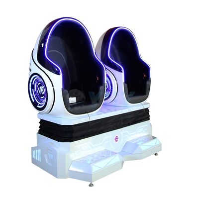 Hochwertige Doppel-Spieler Achterbahn Simulator 9d Ei 9d VR Kino Geld verdienen