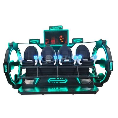 Indoor Theme Park 4 Sitzplätze 9D VR Kino Simulator 5D 7D 9D Kino Virtual Reality Spielmaschine