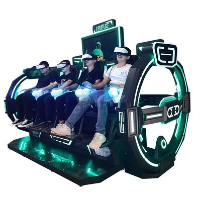 9D VR Simulator 4-Sitzer VR-Kino-Achterbahn-Film-Spiele-Simulator-Spielmaschine