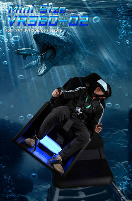 VR 360 Device Small Size 9D Compact Chair Single Player Machine Virtual Reality VR Flight Simulator 