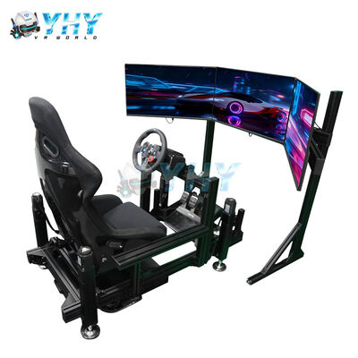 YHY 4DOF Sim Racing Cockpit mit Aluminiumlegierungsstruktur und 3-Bildschirm-Motion Racing Simulator