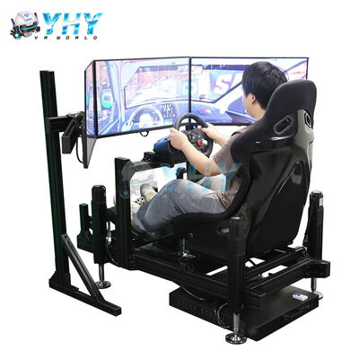 YHY 4DOF Sim Racing Cockpit mit Aluminiumlegierungsstruktur und 3-Bildschirm-Motion Racing Simulator