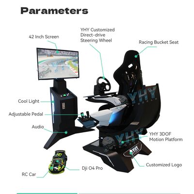 Immersiver FPV AR Rennsimulator unterstützt benutzerdefinierte Strecken und dynamische Bewegungserfahrung